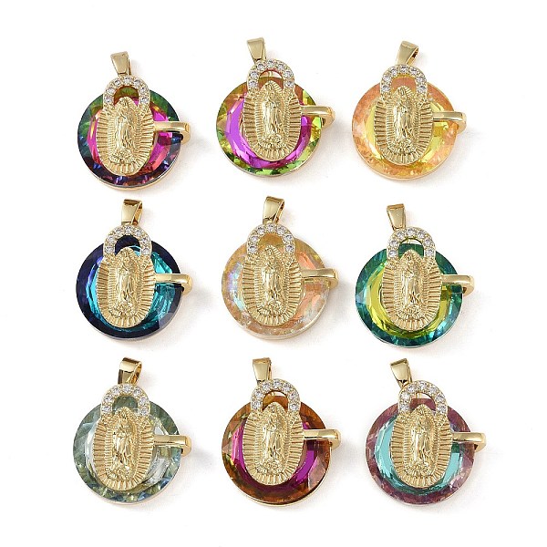 PandaHall Brass Cubic Zirconia with Glass Pendents, Long-Lasting Plated, Virgin Mary , Mixed Color, 23x22x11mm, Hole: 6x3mm Brass+Cubic..., Multicolor
PandaHall Brass Cubic Zirconia with Glass Pendents, Long-Lasting Plated, Virgin Mary , Mixed Color, 23x22x11mm, Hole: 6x3mm Brass+Cubic..., Multicolor