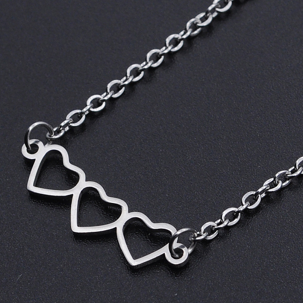 PandaHall 201 Stainless Steel Pendant Necklaces, with Cable Chains and Lobster Claw Clasps, Stainless Steel Color, 17.12 inch(43.5cm), 2mm...
PandaHall 201 Stainless Steel Pendant Necklaces, with Cable Chains and Lobster Claw Clasps, Stainless Steel Color, 17.12 inch(43.5cm), 2mm...