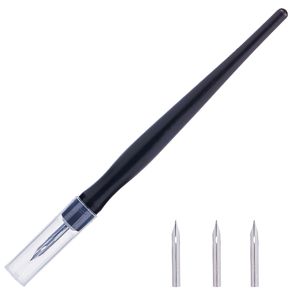 PandaHall Plastic Permeation Pen Sets, Model Painting Tools, with Stainless Steel Head for Replacement, Black, Pen after Assembly: 15cm...
PandaHall Plastic Permeation Pen Sets, Model Painting Tools, with Stainless Steel Head for Replacement, Black, Pen after Assembly: 15cm...