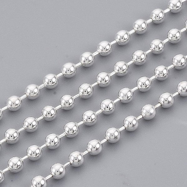 PandaHall Brass Ball Chains, Long-Lasting Plated, Soldered, with Spool, Cadmium Free & Lead Free, Silver, 2.3mm, about 16.4 Feet(5m)/roll...
PandaHall Brass Ball Chains, Long-Lasting Plated, Soldered, with Spool, Cadmium Free & Lead Free, Silver, 2.3mm, about 16.4 Feet(5m)/roll...