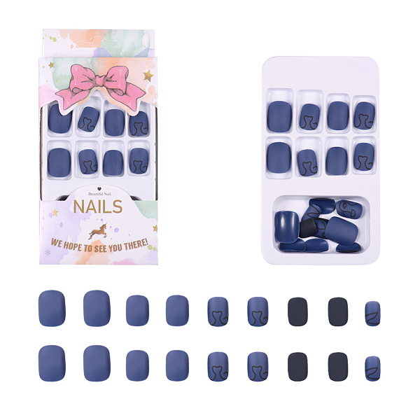 PandaHall Plastic False Nail Tips, Practice Manicure Nail Art Tool, Marine Blue, 11.5~18x7~13mm, about 24pcs/box Plastic
PandaHall Plastic False Nail Tips, Practice Manicure Nail Art Tool, Marine Blue, 11.5~18x7~13mm, about 24pcs/box Plastic