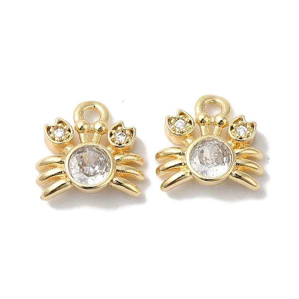 PandaHall Brass Micro Pave Clear Cubic Zirconia Pendants, Crab, Real 18K Gold Plated, 9.8x10.5x3mm, Hole: 1.6mm Brass+Cubic Zirconia Crab...
PandaHall Brass Micro Pave Clear Cubic Zirconia Pendants, Crab, Real 18K Gold Plated, 9.8x10.5x3mm, Hole: 1.6mm Brass+Cubic Zirconia Crab...