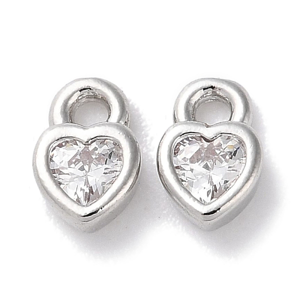 PandaHall Rack Plating Brass Micro Pave Cubic Zirconia Pendants, Long-Lasting Plated, Lead Free & Cadmium Free, Heart, Platinum, 6x4x2mm..., Clear
PandaHall Rack Plating Brass Micro Pave Cubic Zirconia Pendants, Long-Lasting Plated, Lead Free & Cadmium Free, Heart, Platinum, 6x4x2mm..., Clear