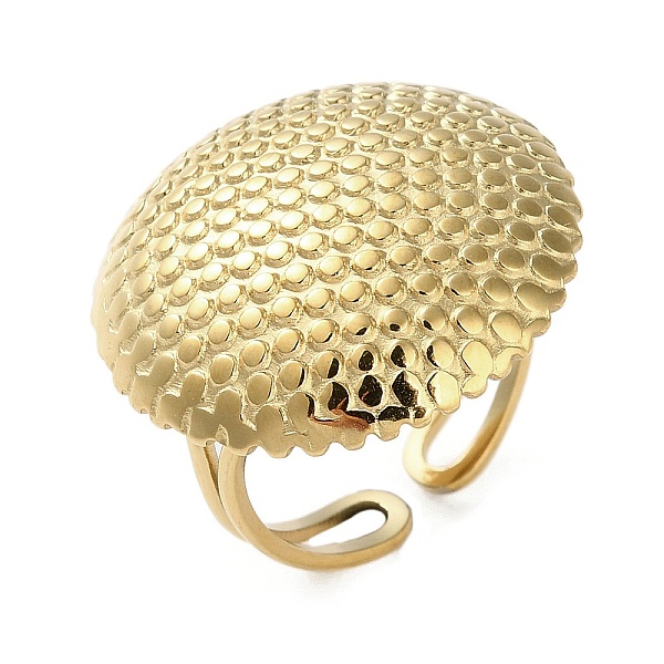 PandaHall 304 Stainless Steel Finger Rings, Real 18K Gold Plated, Oval, Inner Diameter: 17.2mm 304 Stainless Steel Oval
PandaHall 304 Stainless Steel Finger Rings, Real 18K Gold Plated, Oval, Inner Diameter: 17.2mm 304 Stainless Steel Oval