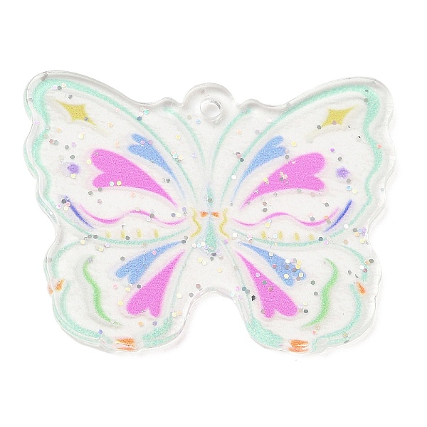 PandaHall Acrylic Pendants, Butterfly, Dark Sea Green, 29.5x37.5x1.5mm, Hole: 1.8mm Acrylic Butterfly
PandaHall Acrylic Pendants, Butterfly, Dark Sea Green, 29.5x37.5x1.5mm, Hole: 1.8mm Acrylic Butterfly