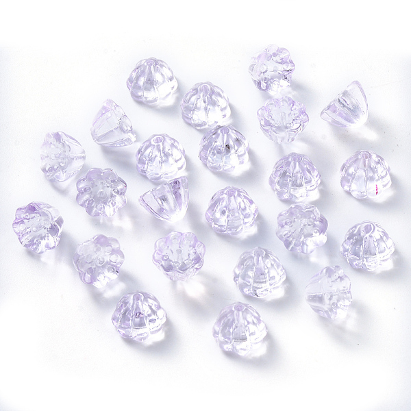 PandaHall Transparent Spray Painted Glass Beads, Lotus Pod, Lilac, 11x10.5x8mm, Hole: 1mm Glass Flower Purple
PandaHall Transparent Spray Painted Glass Beads, Lotus Pod, Lilac, 11x10.5x8mm, Hole: 1mm Glass Flower Purple