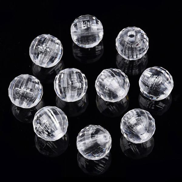 PandaHall Transparent AS Plastic Beads, Faceted, Round, Clear, 8mm, Hole: 1.6mm, about 2000pcs/500g Plastic Round Clear
PandaHall Transparent AS Plastic Beads, Faceted, Round, Clear, 8mm, Hole: 1.6mm, about 2000pcs/500g Plastic Round Clear