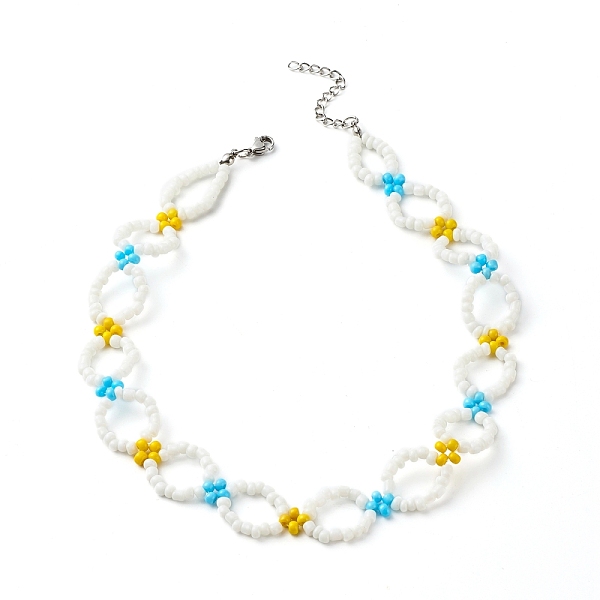 PandaHall Glass Round Rocailles Beaded Necklace for Teen Girl Women, White, 13.38 inches(34cm) Glass White
PandaHall Glass Round Rocailles Beaded Necklace for Teen Girl Women, White, 13.38 inches(34cm) Glass White