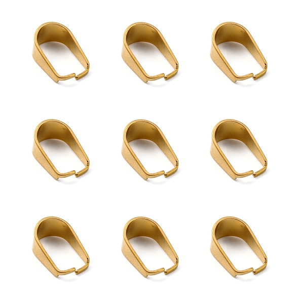 PandaHall Ion Plating(IP) 304 Stainless Steel Snap on Bails, Golden, 10x5x0.5mm 304 Stainless Steel
PandaHall Ion Plating(IP) 304 Stainless Steel Snap on Bails, Golden, 10x5x0.5mm 304 Stainless Steel