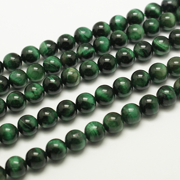 PandaHall Natural Tiger Eye Beads Strands, Round, Dyed & Heated, Medium Sea Green, about 6mm in diameter, hole: 1mm Tiger Eye Round Green
PandaHall Natural Tiger Eye Beads Strands, Round, Dyed & Heated, Medium Sea Green, about 6mm in diameter, hole: 1mm Tiger Eye Round Green