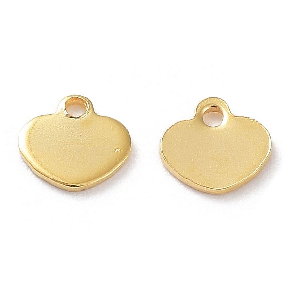 PandaHall 201 Stainless Steel Charms, Heart Charm, Golden, 5.5x5.5x0.6mm, Hole: 1mm 201 Stainless Steel Heart
PandaHall 201 Stainless Steel Charms, Heart Charm, Golden, 5.5x5.5x0.6mm, Hole: 1mm 201 Stainless Steel Heart