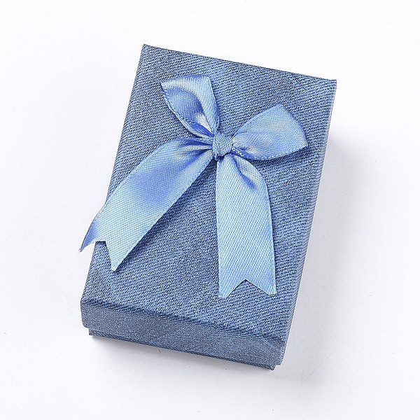 PandaHall Cardboard Jewelry Set Boxes, with Sponge Pad Inside, Rectangle, Cornflower Blue, 9.35x6.3x3cm Paper Rectangle Blue
PandaHall Cardboard Jewelry Set Boxes, with Sponge Pad Inside, Rectangle, Cornflower Blue, 9.35x6.3x3cm Paper Rectangle Blue