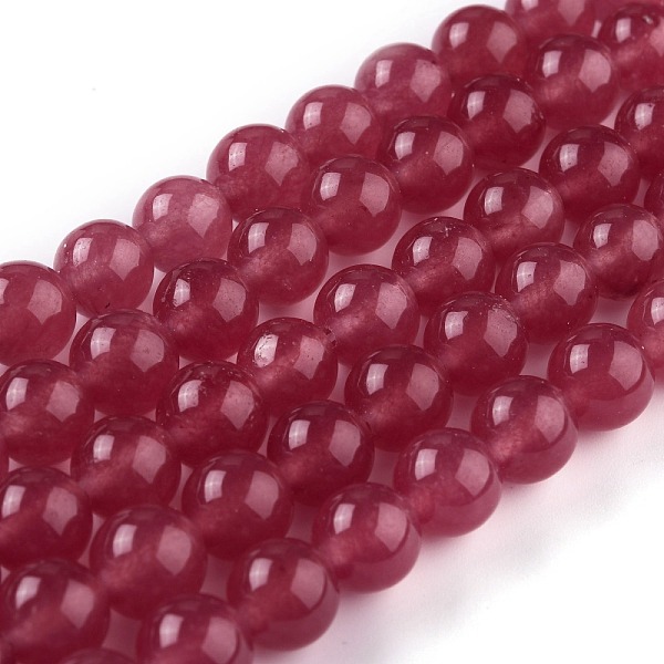 PandaHall Natural White Jade Beads, Round, Dyed, Cerise, 8mm, Hole: 1mm, about 49pcs/strand, 15.16''(38.5cm) White Jade Round Red
PandaHall Natural White Jade Beads, Round, Dyed, Cerise, 8mm, Hole: 1mm, about 49pcs/strand, 15.16''(38.5cm) White Jade Round Red