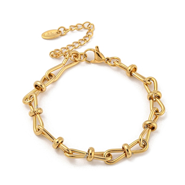 PandaHall 201 Stainless Steel Bowknot Link Chain Bracelets, Golden, 6-3/8 inch(16.3cm), Wide: 5.5mm 201 Stainless Steel Bowknot
PandaHall 201 Stainless Steel Bowknot Link Chain Bracelets, Golden, 6-3/8 inch(16.3cm), Wide: 5.5mm 201 Stainless Steel Bowknot