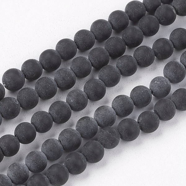PandaHall Natural Black Stone Bead Strands, Round, Black, 4.5mm, Hole: 0.5mm, about 95pcs/strand, 15.7 inch Black Stone Round Black
PandaHall Natural Black Stone Bead Strands, Round, Black, 4.5mm, Hole: 0.5mm, about 95pcs/strand, 15.7 inch Black Stone Round Black