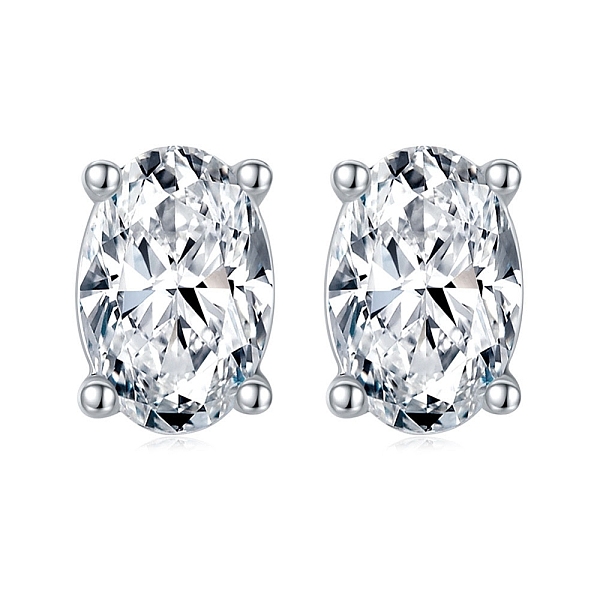 PandaHall Rhodium Plated 925 Sterling Silver Micro Pave Cubic Zirconia Ear Studs for Women, Oval, Real Platinum Plated, 6x4mm Cubic Zirconia..., Clear
PandaHall Rhodium Plated 925 Sterling Silver Micro Pave Cubic Zirconia Ear Studs for Women, Oval, Real Platinum Plated, 6x4mm Cubic Zirconia..., Clear