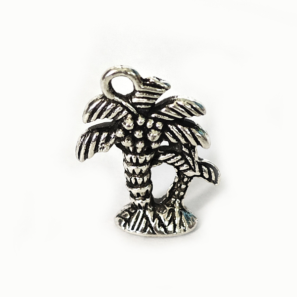PandaHall Coconut Tree Tibetan Style Alloy Pendants, Antique Silver, 18x13x5mm, Hole: 2mm Alloy Tree
PandaHall Coconut Tree Tibetan Style Alloy Pendants, Antique Silver, 18x13x5mm, Hole: 2mm Alloy Tree