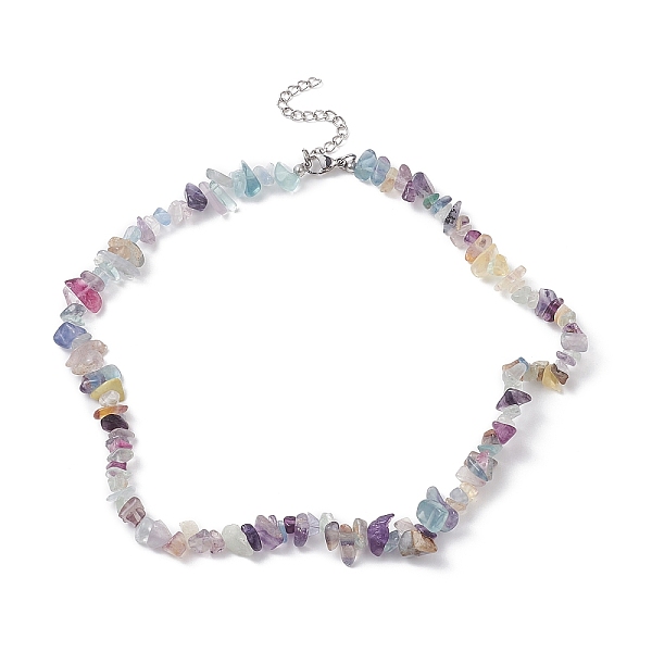 PandaHall Natural Fluorite Chips Beaded Necklaces, 304 Stainless Steel Jewelry for Women, 15.24''(38.7cm) Fluorite Chip
PandaHall Natural Fluorite Chips Beaded Necklaces, 304 Stainless Steel Jewelry for Women, 15.24''(38.7cm) Fluorite Chip