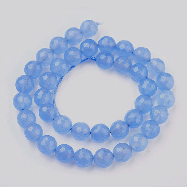 PandaHall Natural Malaysia Jade Beads Strands, Dyed, Faceted, Round, Light Sky Blue, 6mm, Hole: 1mm, about 62pcs/strand, 14.5 inch Malaysia...
PandaHall Natural Malaysia Jade Beads Strands, Dyed, Faceted, Round, Light Sky Blue, 6mm, Hole: 1mm, about 62pcs/strand, 14.5 inch Malaysia...