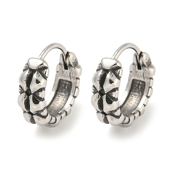 PandaHall 316 Surgical Stainless Steel Hoop Earrings, Ring, Antique Silver, 14x4.5mm 316 Surgical Stainless Steel Ring
PandaHall 316 Surgical Stainless Steel Hoop Earrings, Ring, Antique Silver, 14x4.5mm 316 Surgical Stainless Steel Ring