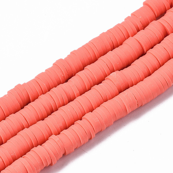 PandaHall Handmade Polymer Clay Beads Strands, for DIY Jewelry Crafts Supplies, Heishi Beads, Disc/Flat Round, Tomato, 6x0.5~1mm, Hole..., Red
PandaHall Handmade Polymer Clay Beads Strands, for DIY Jewelry Crafts Supplies, Heishi Beads, Disc/Flat Round, Tomato, 6x0.5~1mm, Hole..., Red