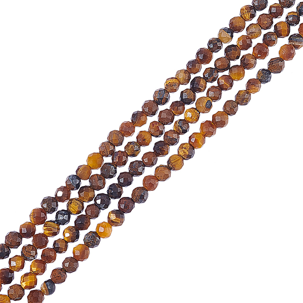 PandaHall 2 Strands Natural Tiger Eye Beads Strands, Faceted Round, 3mm, Hole: 0.8mm, about 126pcs/strand, 15''(38.1cm) Tiger Eye Round
PandaHall 2 Strands Natural Tiger Eye Beads Strands, Faceted Round, 3mm, Hole: 0.8mm, about 126pcs/strand, 15''(38.1cm) Tiger Eye Round
