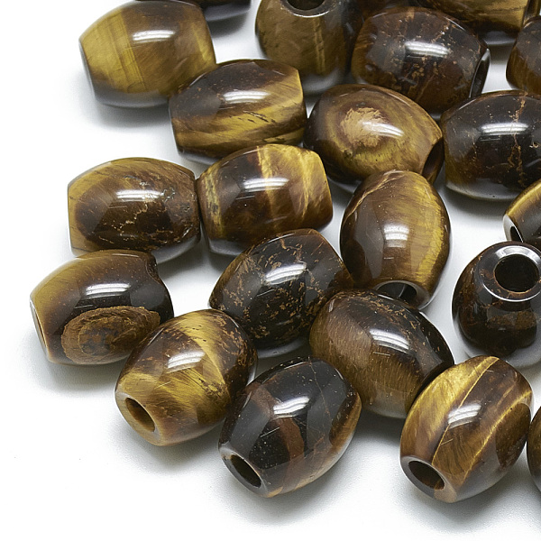 PandaHall Natural Tiger Eye Beads, Large Hole Beads, Barrel, 17~19x15~16mm, Hole: 5.5mm Tiger Eye Barrel
PandaHall Natural Tiger Eye Beads, Large Hole Beads, Barrel, 17~19x15~16mm, Hole: 5.5mm Tiger Eye Barrel
