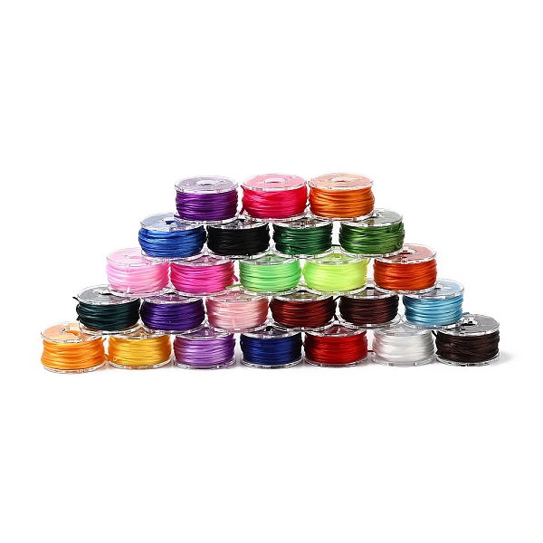 PandaHall 25 Rolls 25 Color Round Elastic Crystal String, Elastic Beading Thread, for Stretch Bracelet Making, Mixed Color, 1mm, about 6.56..., Multicolor
PandaHall 25 Rolls 25 Color Round Elastic Crystal String, Elastic Beading Thread, for Stretch Bracelet Making, Mixed Color, 1mm, about 6.56..., Multicolor