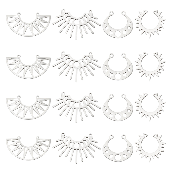 PandaHall DICOSMETIC 16Pcs 4 Style Stainless Steel Moon Star Laser Cut Pendants Gear Link Charm Half Round with Sunlight Connectors for DIY...
PandaHall DICOSMETIC 16Pcs 4 Style Stainless Steel Moon Star Laser Cut Pendants Gear Link Charm Half Round with Sunlight Connectors for DIY...