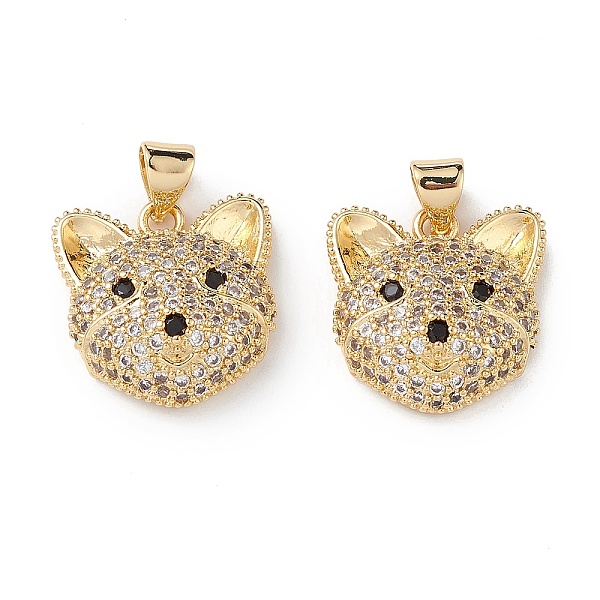 PandaHall Brass Micro Pave Cubic Zirconia Pendants, Real 16K Gold Plated, Dog Charms, Clear, 17x16.5x6.5mm, Hole: 5x3mm Brass+Cubic Zirconia...
PandaHall Brass Micro Pave Cubic Zirconia Pendants, Real 16K Gold Plated, Dog Charms, Clear, 17x16.5x6.5mm, Hole: 5x3mm Brass+Cubic Zirconia...