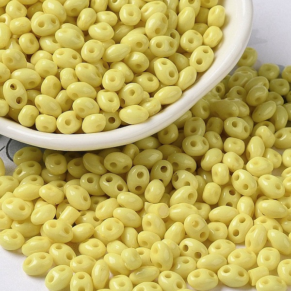 PandaHall Opaque Acrylic Beads, Double Hole, Oval, Yellow, 6x4.5x3.3mm, Hole: 1.2mm, about 14516pcs/500g Acrylic Oval Yellow
PandaHall Opaque Acrylic Beads, Double Hole, Oval, Yellow, 6x4.5x3.3mm, Hole: 1.2mm, about 14516pcs/500g Acrylic Oval Yellow