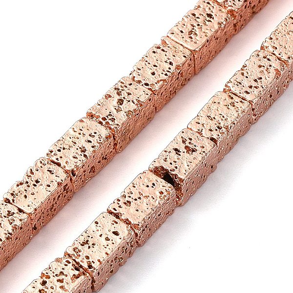 PandaHall Electroplated Natural Lava Rock Beads Strands, Cuboid, Rose Gold Plated, 6~6.5x4x4mm, Hole: 1.4mm, about 63pcs/strand, 16.06''...
PandaHall Electroplated Natural Lava Rock Beads Strands, Cuboid, Rose Gold Plated, 6~6.5x4x4mm, Hole: 1.4mm, about 63pcs/strand, 16.06''...