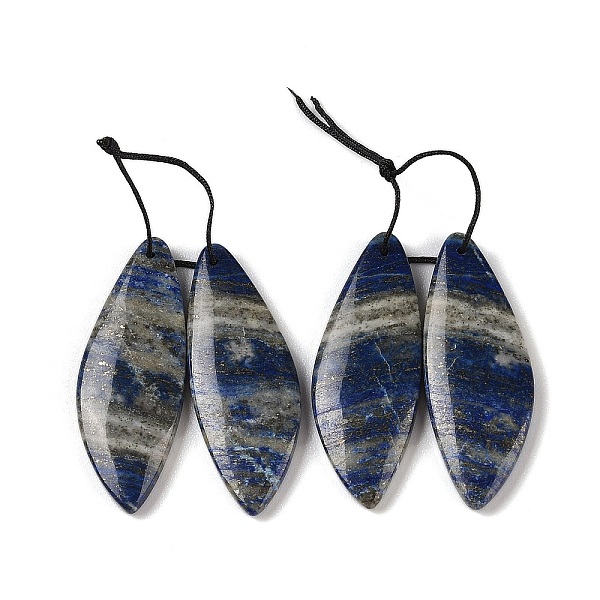 PandaHall 2Pcs Natural Lapis Lazuli Pendants, Gems Charms, Wing, 38x14x4mm, Hole: 1mm Lapis Lazuli Wing
PandaHall 2Pcs Natural Lapis Lazuli Pendants, Gems Charms, Wing, 38x14x4mm, Hole: 1mm Lapis Lazuli Wing