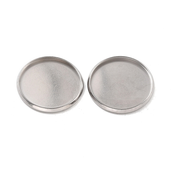 PandaHall 316 Surgical Stainless Steel Cabochon Tray Settings, Plain Edge Bezel Cups, Flat Round, Stainless Steel Color, 22x2mm 316 Surgical...
PandaHall 316 Surgical Stainless Steel Cabochon Tray Settings, Plain Edge Bezel Cups, Flat Round, Stainless Steel Color, 22x2mm 316 Surgical...
