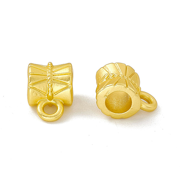 PandaHall Rack Plating Alloy Tube Bails, Cadmium Free & Lead Free & Nickle Free, Column, Matte Gold Color, 9.5x6.5x6mm, Hole: 2mm, Inner...
PandaHall Rack Plating Alloy Tube Bails, Cadmium Free & Lead Free & Nickle Free, Column, Matte Gold Color, 9.5x6.5x6mm, Hole: 2mm, Inner...