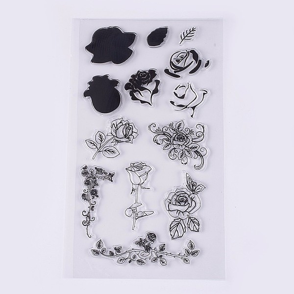 PandaHall Silicone Stamps, for DIY Scrapbooking, Photo Album Decorative, Cards Making, Flower Theme, Clear, 20~56x11~80mm Silicone Clear
PandaHall Silicone Stamps, for DIY Scrapbooking, Photo Album Decorative, Cards Making, Flower Theme, Clear, 20~56x11~80mm Silicone Clear