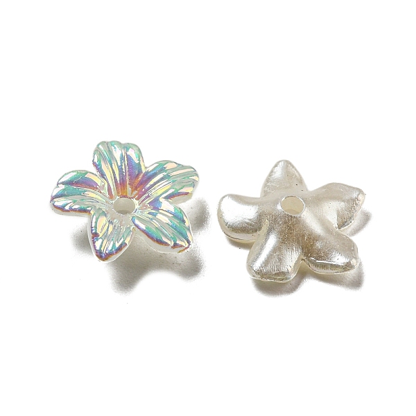 PandaHall Iridescent ABS Plastic Bead Caps, AB Color Plated, 5-Petal Flower, Colorful, 11.5x11.5x3.5mm, Hole: 1.5mm Plastic
PandaHall Iridescent ABS Plastic Bead Caps, AB Color Plated, 5-Petal Flower, Colorful, 11.5x11.5x3.5mm, Hole: 1.5mm Plastic