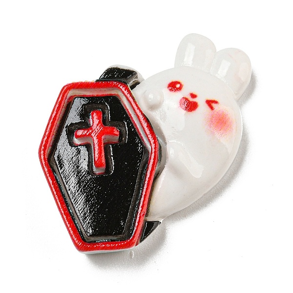 PandaHall Halloween Theme Opaque Resin Decoden Cabochons, Rabbit with Coffin, Cross, 26x25x6mm Resin Cross
PandaHall Halloween Theme Opaque Resin Decoden Cabochons, Rabbit with Coffin, Cross, 26x25x6mm Resin Cross