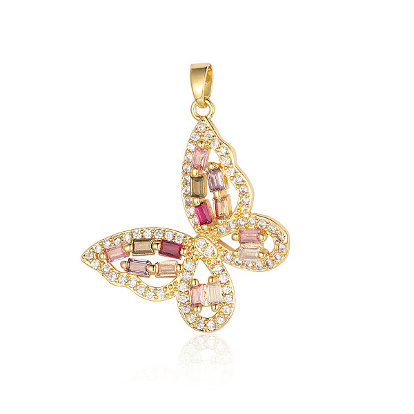 PandaHall Brass Micro Pave Cubic Zirconia Pendants, Butterfly Charms, Real 18K Gold Plated, 32x28x3.3mm Brass+Cubic Zirconia Butterfly
PandaHall Brass Micro Pave Cubic Zirconia Pendants, Butterfly Charms, Real 18K Gold Plated, 32x28x3.3mm Brass+Cubic Zirconia Butterfly