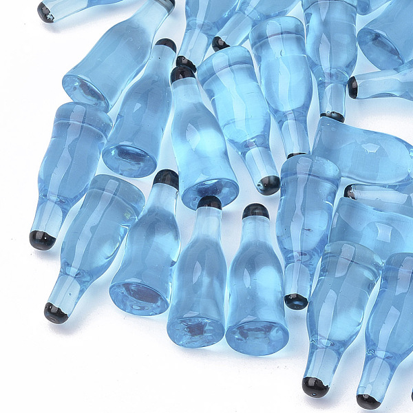 PandaHall Resin Cabochons, Liquor/Bottle, Light Sky Blue, 26x9~11mm Resin Bottle Blue
PandaHall Resin Cabochons, Liquor/Bottle, Light Sky Blue, 26x9~11mm Resin Bottle Blue