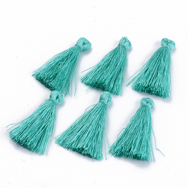 PandaHall Polyester Tassel Pendant Decorations, Aquamarine, 30~35mm Polyester Green
PandaHall Polyester Tassel Pendant Decorations, Aquamarine, 30~35mm Polyester Green