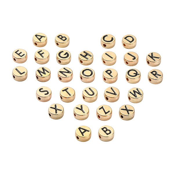 PandaHall Light Gold Alloy Enamel Beads, Flat Round with Alphabet, Black, 8x4mm, Hole: 1.6mm Alloy+Enamel Flat Round Black
PandaHall Light Gold Alloy Enamel Beads, Flat Round with Alphabet, Black, 8x4mm, Hole: 1.6mm Alloy+Enamel Flat Round Black