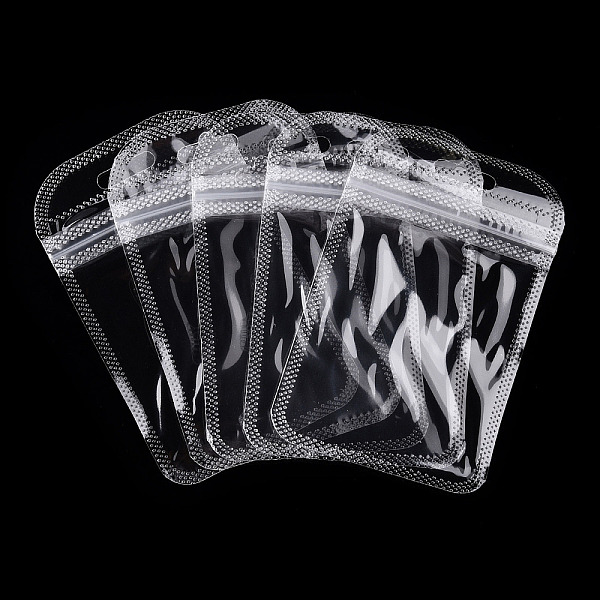 PandaHall Transparent Plastic Zip Lock Bags, Resealable Packaging Bags, Rectangle, Clear, 11x7x0.02cm, Unilateral Thickness: 2.3 Mil(0.06mm)...
PandaHall Transparent Plastic Zip Lock Bags, Resealable Packaging Bags, Rectangle, Clear, 11x7x0.02cm, Unilateral Thickness: 2.3 Mil(0.06mm)...