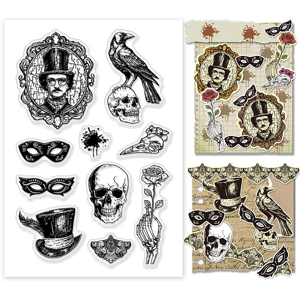 PandaHall PH Horror Gentleman Clear Stamps, PVC Plastic Transparent Rubber Stamp, Clear Craft Stamps, Greeting Card Stamps, Seal Stamps for...
PandaHall PH Horror Gentleman Clear Stamps, PVC Plastic Transparent Rubber Stamp, Clear Craft Stamps, Greeting Card Stamps, Seal Stamps for...