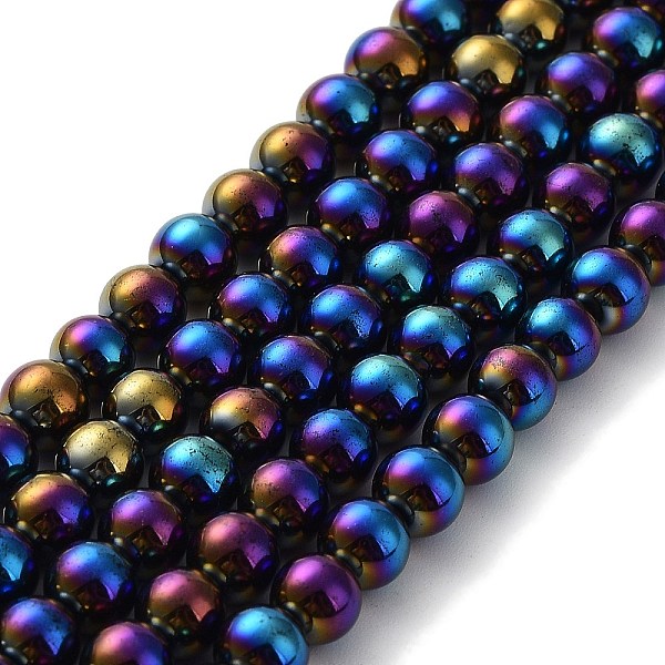 PandaHall Electroplated Natural Black Agate Beads Strands, Round, Rainbow Plated, 6mm, Hole: 1.2mm, about 63~64pcs/strand, 14.57''~14.76''...
PandaHall Electroplated Natural Black Agate Beads Strands, Round, Rainbow Plated, 6mm, Hole: 1.2mm, about 63~64pcs/strand, 14.57''~14.76''...