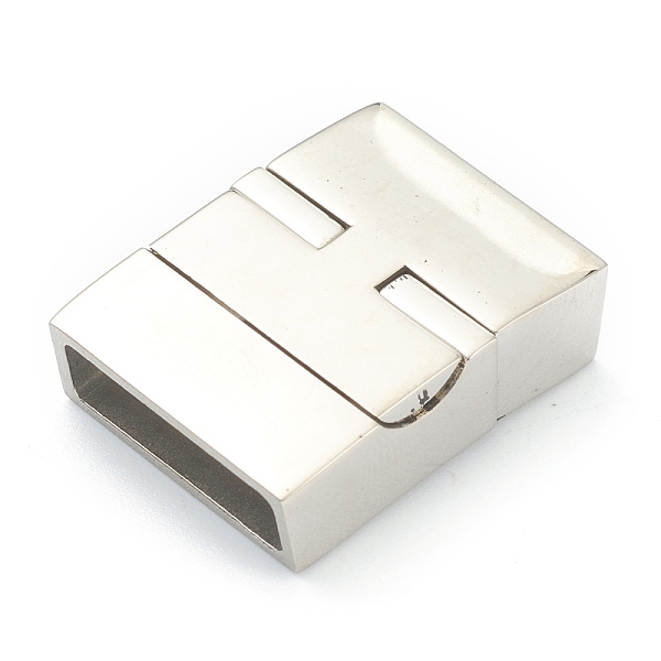 PandaHall 316 Surgical Stainless Steel Bayonet Clasps, Rectangle, Stainless Steel Color, 24.5x18.5x7mm, Inner Diameter: 16.5x5mm 316...
PandaHall 316 Surgical Stainless Steel Bayonet Clasps, Rectangle, Stainless Steel Color, 24.5x18.5x7mm, Inner Diameter: 16.5x5mm 316...