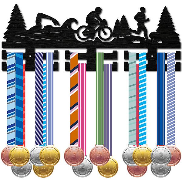 PandaHall CREATCABIN Triathlon Medal Holder Hanger Medal Rack Organizer Wooden Forest Mountain Trees Shelf Medal Holder Stand Frame Hanging..., Black
PandaHall CREATCABIN Triathlon Medal Holder Hanger Medal Rack Organizer Wooden Forest Mountain Trees Shelf Medal Holder Stand Frame Hanging..., Black