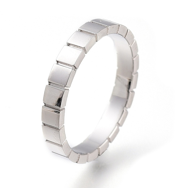 PandaHall 304 Stainless Steel Finger Rings, Square, Stainless Steel Color, US Size 7, Inner Diameter: 17mm 304 Stainless Steel
PandaHall 304 Stainless Steel Finger Rings, Square, Stainless Steel Color, US Size 7, Inner Diameter: 17mm 304 Stainless Steel