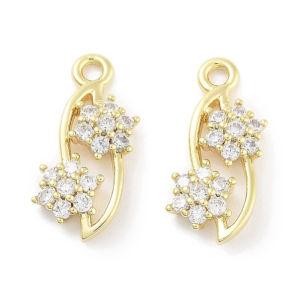 PandaHall Brass Micro Pave Clear Cubic Zirconia Pendants, Flower, Real 18K Gold Plated, 18.5x8x3mm, Hole: 1.2mm Brass+Cubic Zirconia Flower...
PandaHall Brass Micro Pave Clear Cubic Zirconia Pendants, Flower, Real 18K Gold Plated, 18.5x8x3mm, Hole: 1.2mm Brass+Cubic Zirconia Flower...