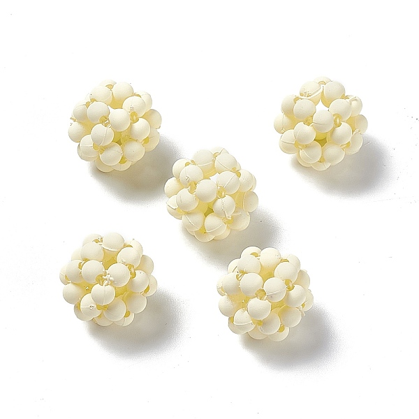 PandaHall Handmade Plastic Woven Beads, Frosted Round, Linen, 15mm, Hole: 3mm Plastic Round Brown
PandaHall Handmade Plastic Woven Beads, Frosted Round, Linen, 15mm, Hole: 3mm Plastic Round Brown